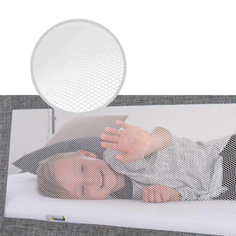 Hauck Bettschuztgitter Sleep N Safe Plus XL, Grosser Rausfallschutz Bett für Babys und Kinder im Elt