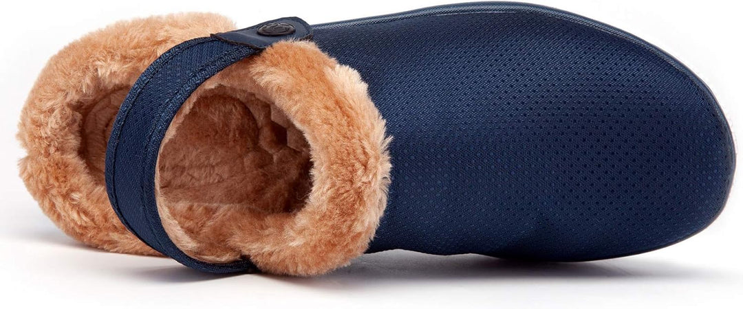 Eagsouni Clogs Hausschuhe Herren Damen Winter Gartenschuhe Haus Pantoffeln Warme Plüsch Gefüttert Ga
