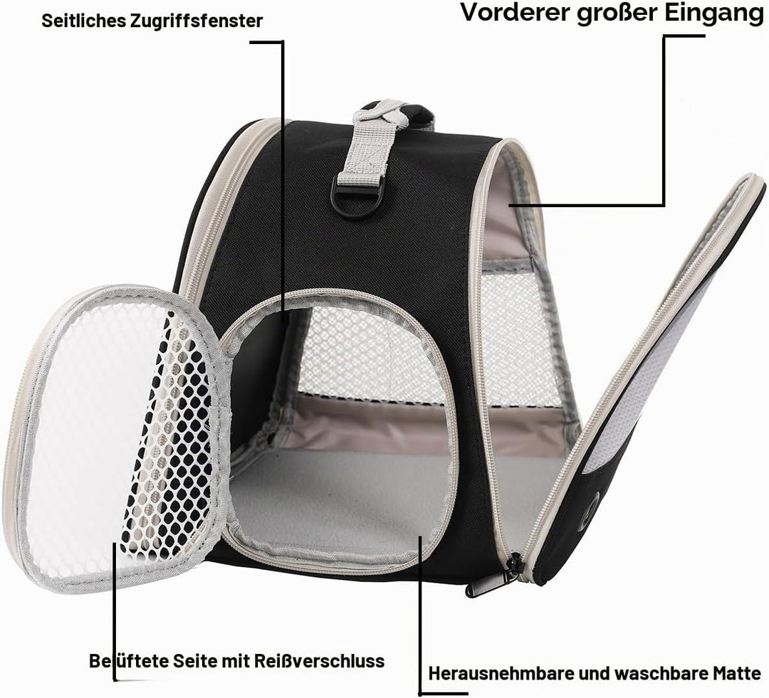 Meerschweinchen Träger Rucksack, klare Blase Fenster Rucksack für Meerschweinchen, Hase Ratte Vogel