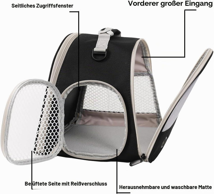 Meerschweinchen Träger Rucksack, klare Blase Fenster Rucksack für Meerschweinchen, Hase Ratte Vogel
