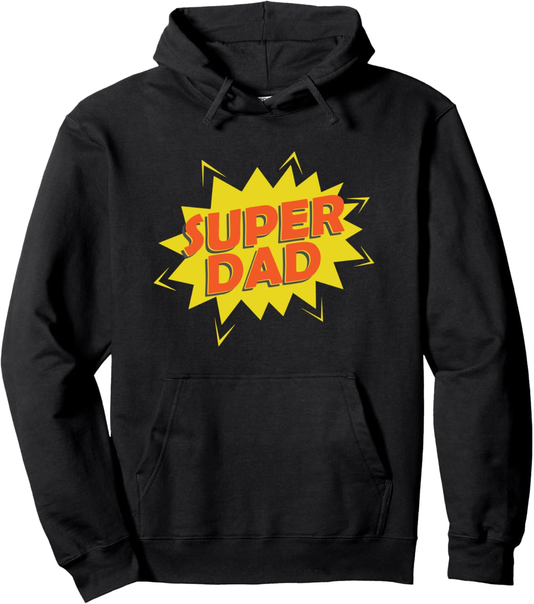Super Dad Man Vatertag Papi Holiday Pullover Hoodie