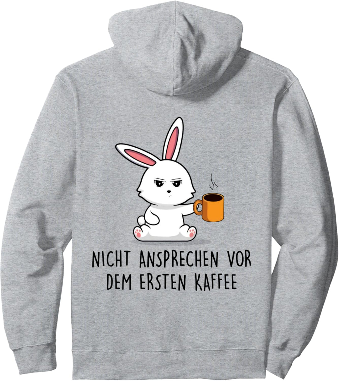nicht ansprechen vor dem ersten kaffee hasse Pullover Hoodie