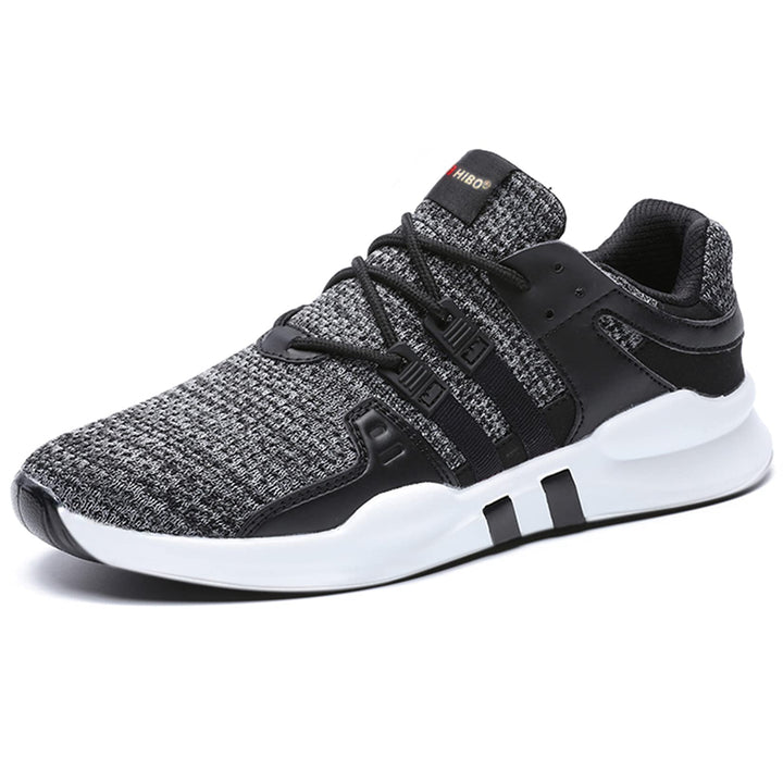 JACKSHIBO Sneaker Herren Damen Laufschuhe Leicht Sportschuhe Turnschuhe 42 EU 01 Grau, 42 EU 01 Grau
