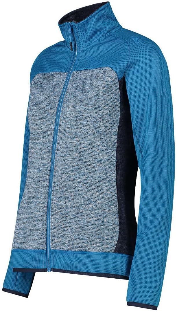 CMP Damen Jacke Fleecejacke Fleecepullover 38 GIADA-B.BLUE, 38 GIADA-B.BLUE