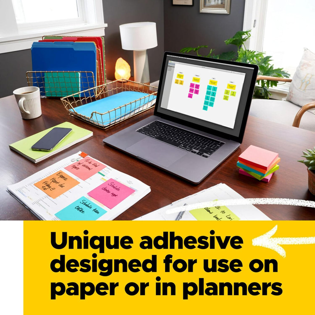 Post-It Sticky Notes 3"X5" 5/pkg-Lined Cape Town W/100 Sheets