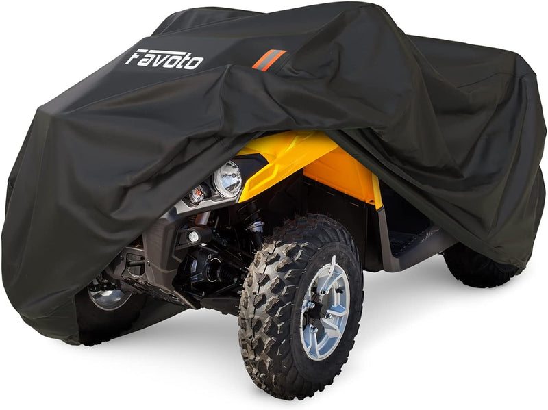 Favoto ATV Abdeckplane Quad Abdeckung Outdoor XXXL Schutzhülle für ATV Fahrzeuge Regendicht Staubdic