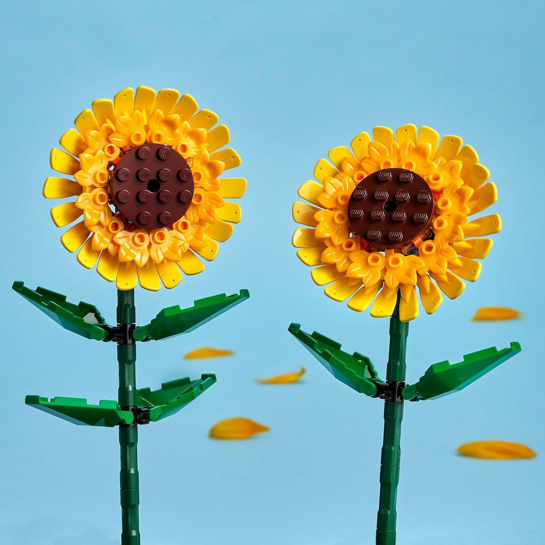 LEGO Botanicals Sonnenblumen - Set mit Kunstblumen für Kinder ab 8 Jahren - Kinderzimmer-Deko oder B