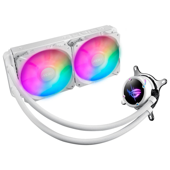 ASUS ROG Strix LC II 240 ARGB White Edition All-in-One Flüssig-CPU-Wasserkühlung (Aura Sync, Zwei ad