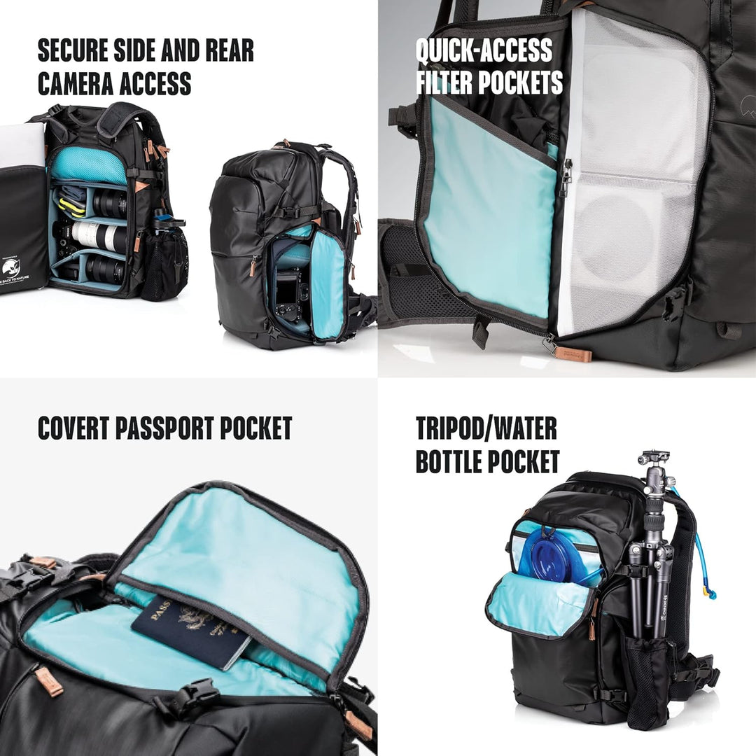 Shimoda Unisex Explore V2 35 Starter Kit Gepäck- Kuriertasche (1er Pack) Explore V2 30 Backpack Schw