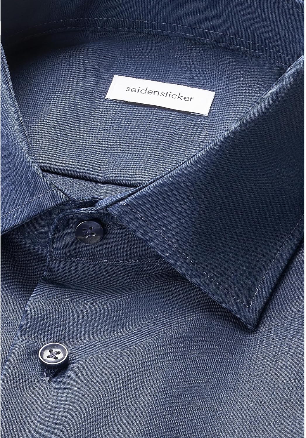 Seidensticker Herren Men Regular Shortsleeve Businesshemd 38 Dunkelblau(001001), 38 Dunkelblau(00100