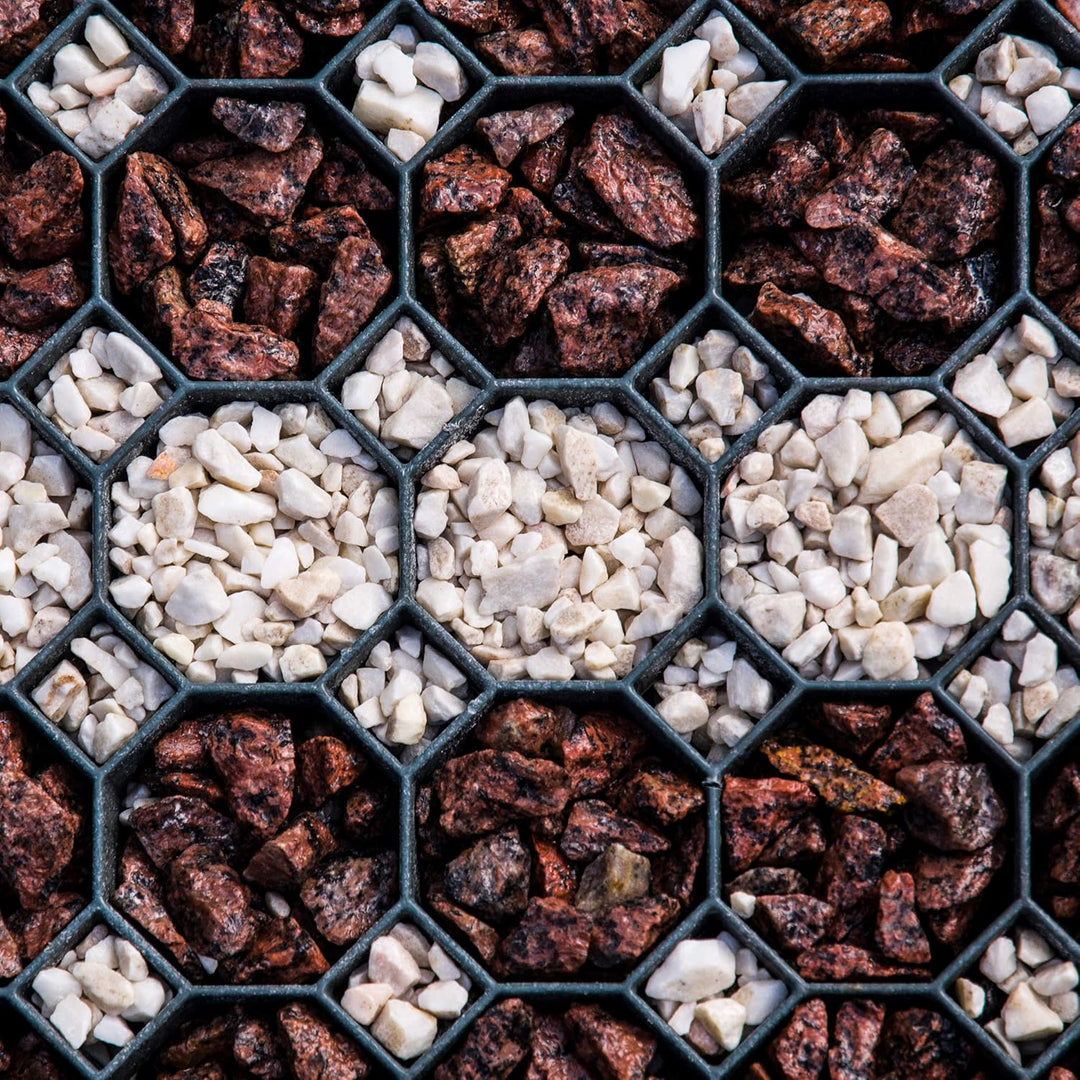 Wohnkult Rasengitter 50x50x4cm grün Rasenplatte Gehwegplatte Rasenwabe Bodenwabe (20 Stück 50 x 50 x