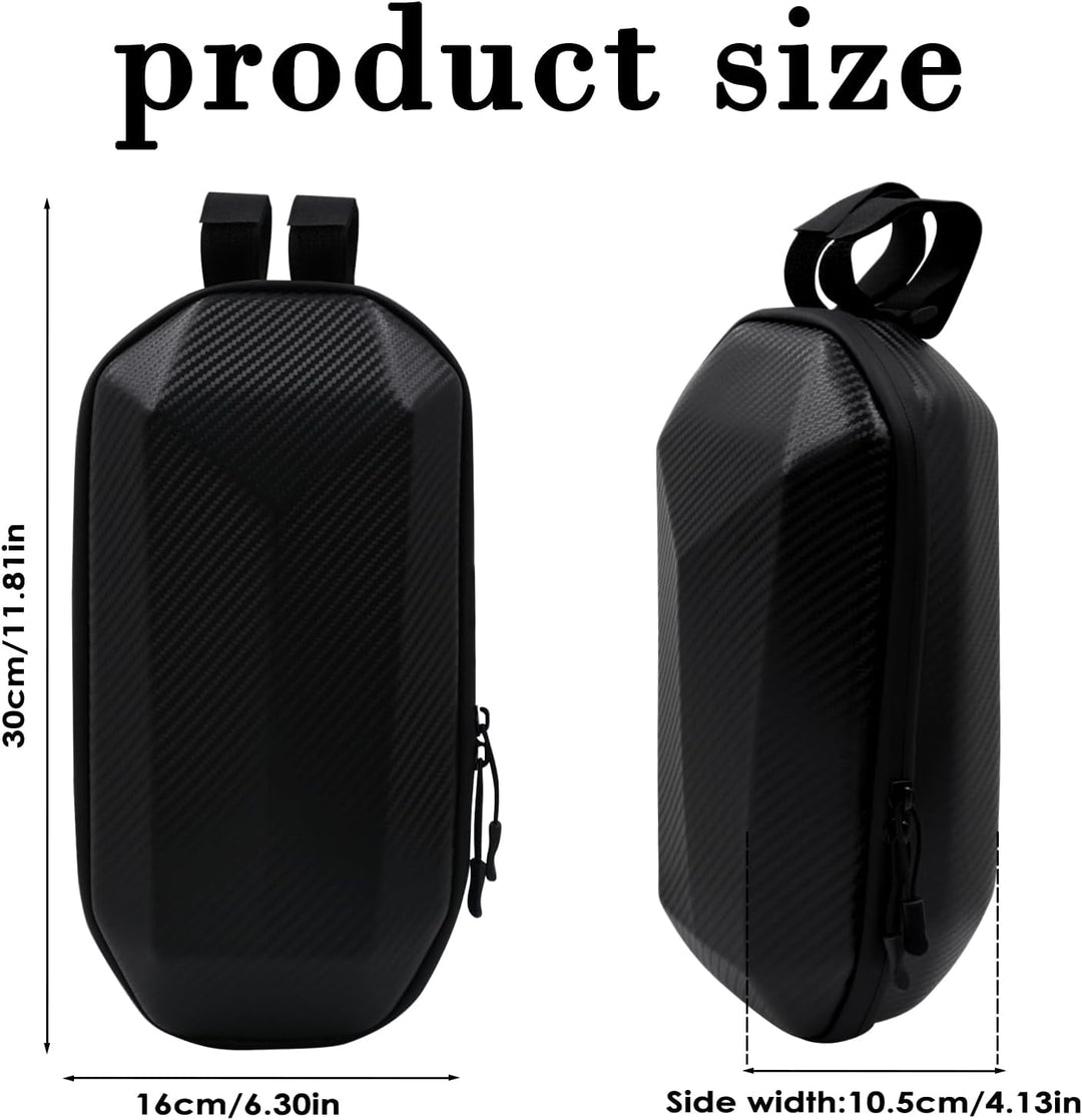 E Scooter Tasche, 4L Grosser Kapazität Rollertasche mit Eva Hard Sell Inneres, wasserdichte Front Tu