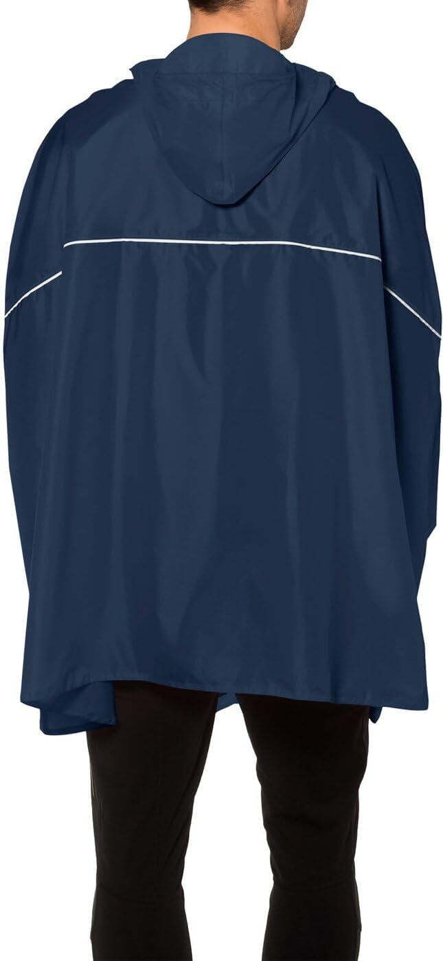 VAUDE Regenponcho Valdipino Poncho - Damen und Herren wasserdicht - Outdoorponcho Regenschutz mit in