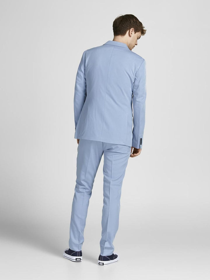 JACK & JONES Herren Blazer Anzugjacke Sakko JPRFranco Slim Fit 52 Ashley Blue/Fit:super Slim Fit, 52