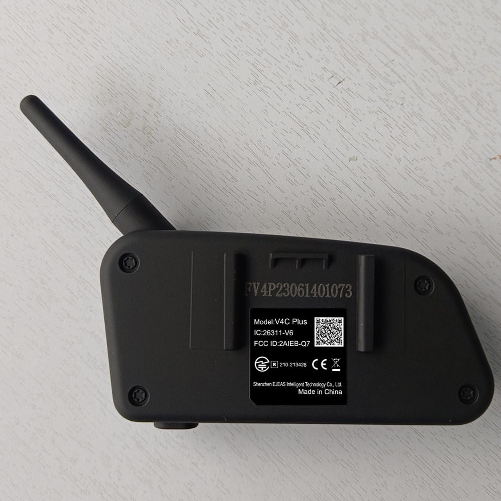 EJEAS V4C Plus Professionelles Fussball-Schiedsrichtersprechgerät, Bluetooth-Headset, 1200 m, 4 Pers