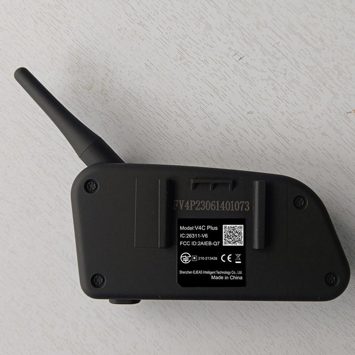EJEAS V4C Plus Professionelles Fussball-Schiedsrichtersprechgerät, Bluetooth-Headset, 1200 m, 4 Pers