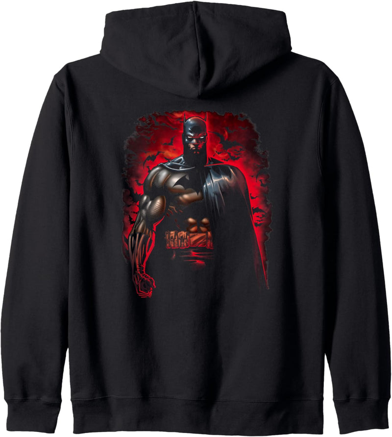 Batman Red Knight Bats Kapuzenjacke