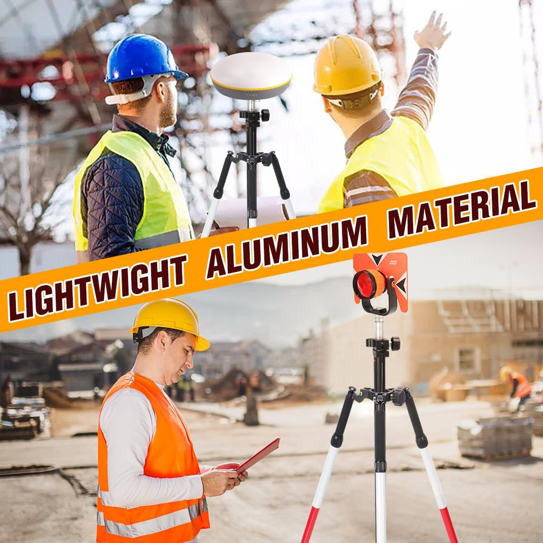 Stativ Zweibein Vermessung Daumen Release, Aluminium Stativ Zweibein für Prisma Pole Vermessung oder