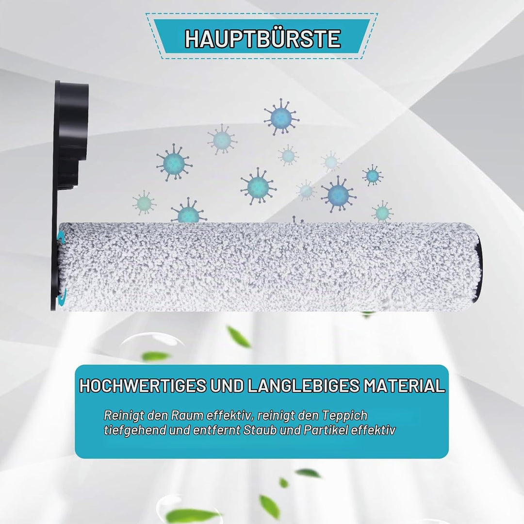 Bürste Zubehörset für EUREKA NEW430, für JONR ED12 Nass- und Trockensauger Zubehör, 2 Bürstenrollen