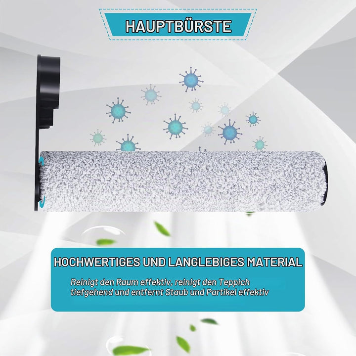 Bürste Zubehörset für EUREKA NEW430, für JONR ED12 Nass- und Trockensauger Zubehör, 2 Bürstenrollen