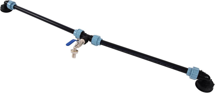 Fafeicy Ellenbogen-IBC-Adapter, Schwanenhals-Auslasshahnanschluss, 60 Mm Einlassdurchmesser, um Den