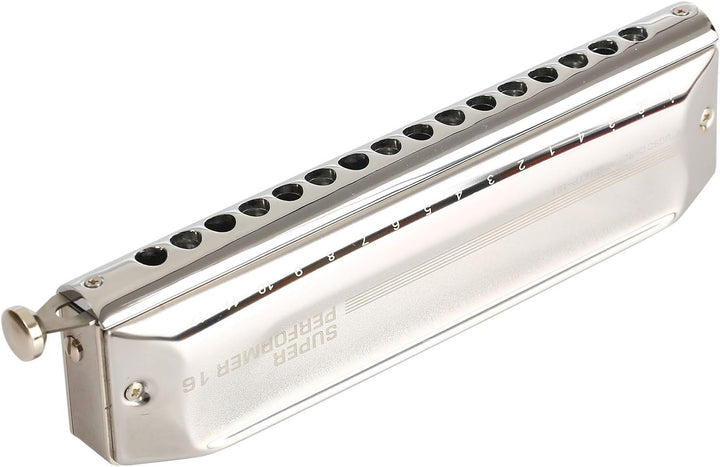 East top Chromatische Mundharmonika, 16 Loch 64 Ton Upgrade Chromatische Mundharmonika Tonart C, Pro