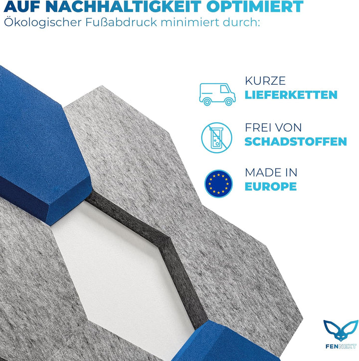 FENNEXT ® Schallabsorber Wand - Akustikbild - der perfekte Schallschutz aus BASOTECT ® und AKUSTIK-V