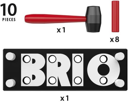 BRIO 30515 - Schwarze Klopfbank