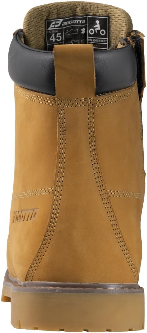 Bogotto Havoc wasserdichte Motorrad Stiefel Braun 45 EU, Braun 45 EU