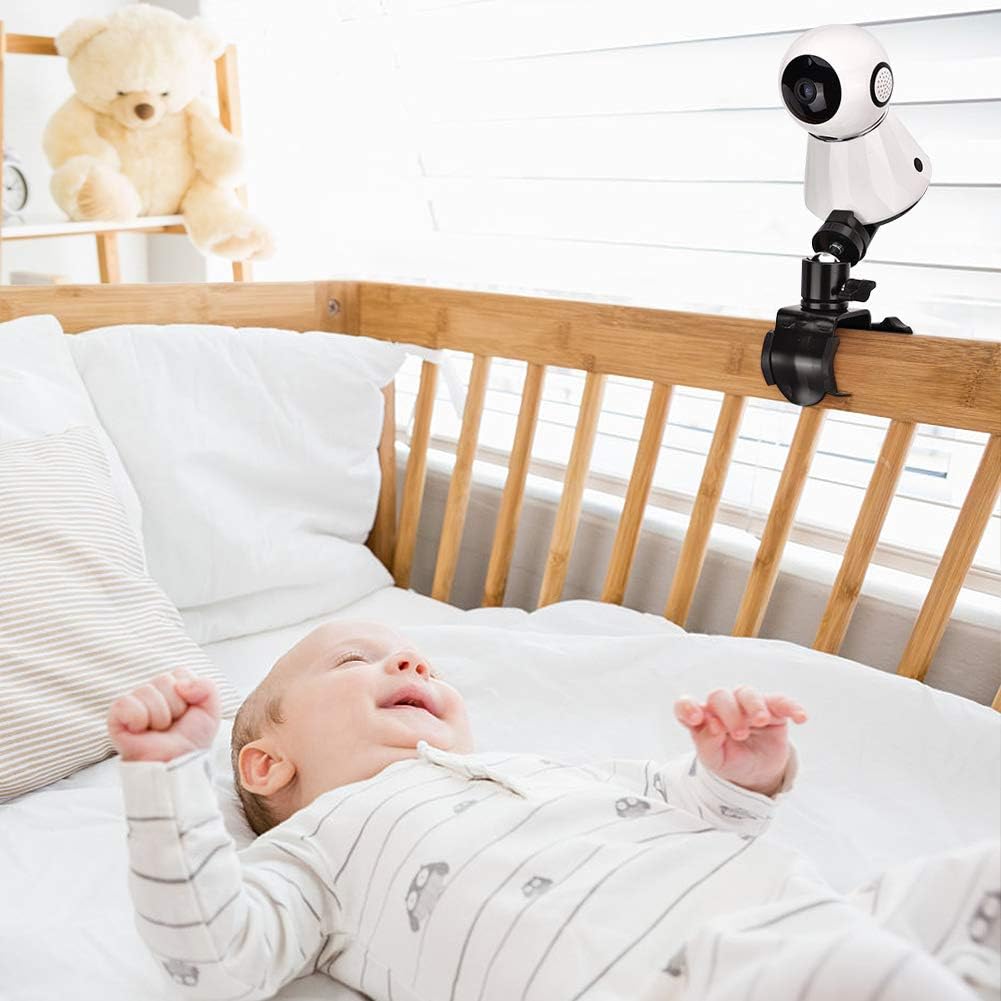 Universal Baby Monitor Halterung, Baby Monitor Halterung für Krippe oder Wandregal, Flexible Baby Ka