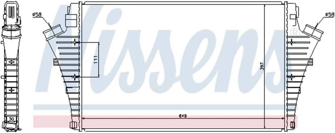 Nissens 96684 Ladeluftkühler