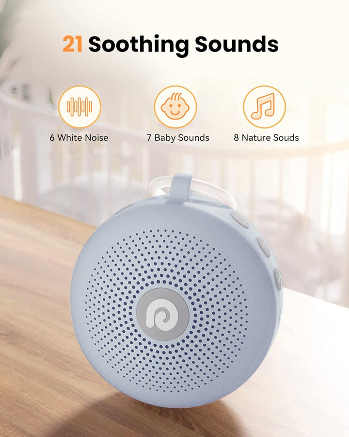 Dreamegg White Noise Machine - D11Max Einschlafhilfe Babys Erwachsene, Portable White Noise Machine