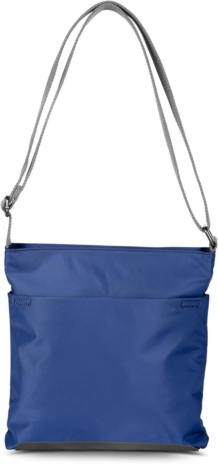 Roka London Kennington Sustainable Crossbody, Burnt Blue