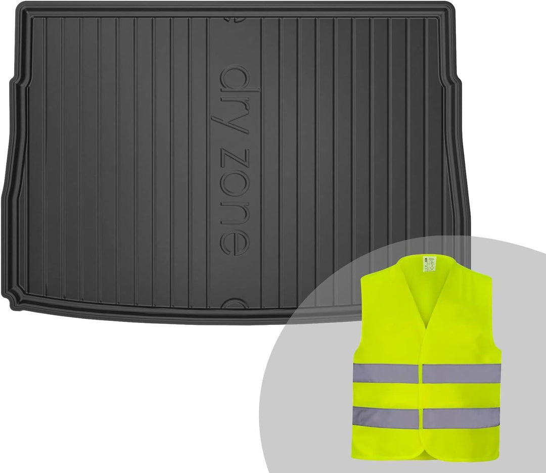 FROGUM DryZone Gummimatte Ganzjährige Praktische Auto Kofferraummatte Kofferraumwanne passend für Vo