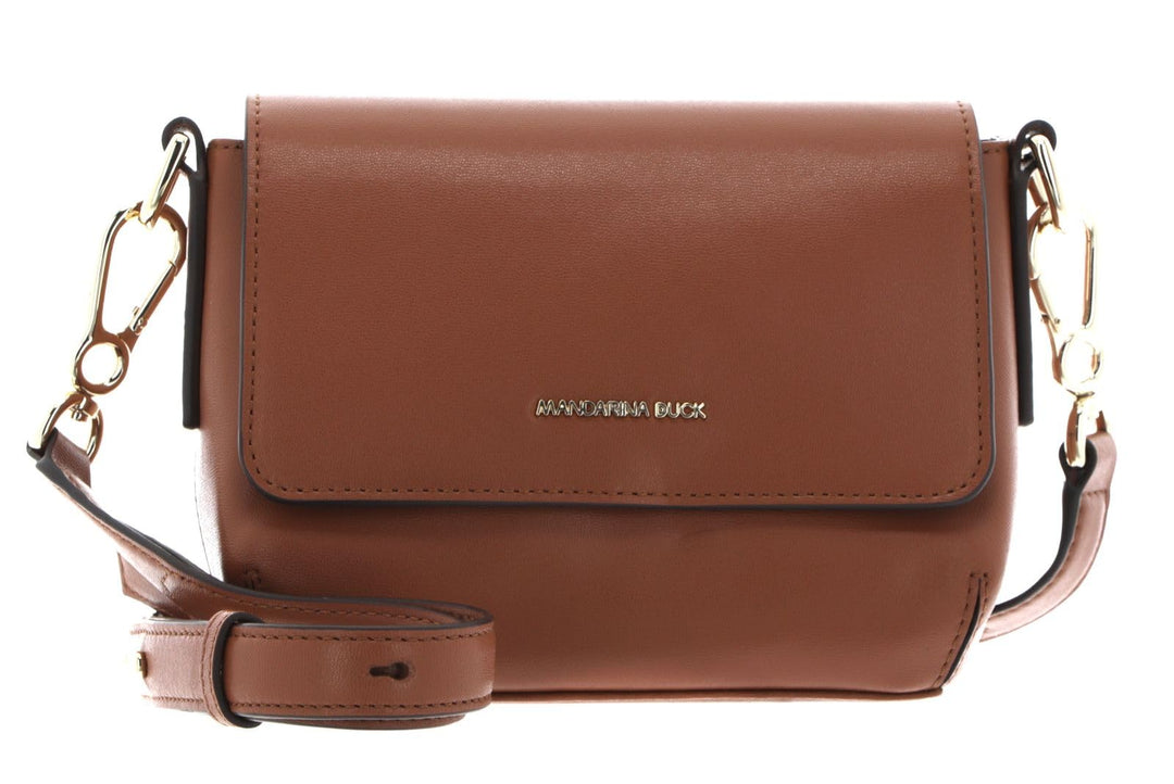 Mandarina Duck Damen Luna Schultertasche, 20x14,5x10 (L x H x W) Caramel Cafe, Caramel Cafe