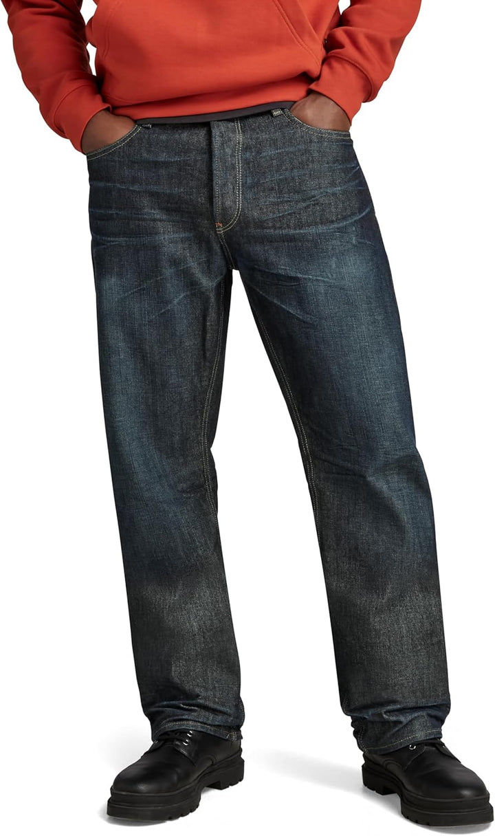 G-STAR RAW Herren Dakota Regular Straight Jeans 34W / 32L Mehrfarben (Raw Denim Processed D23691-d43