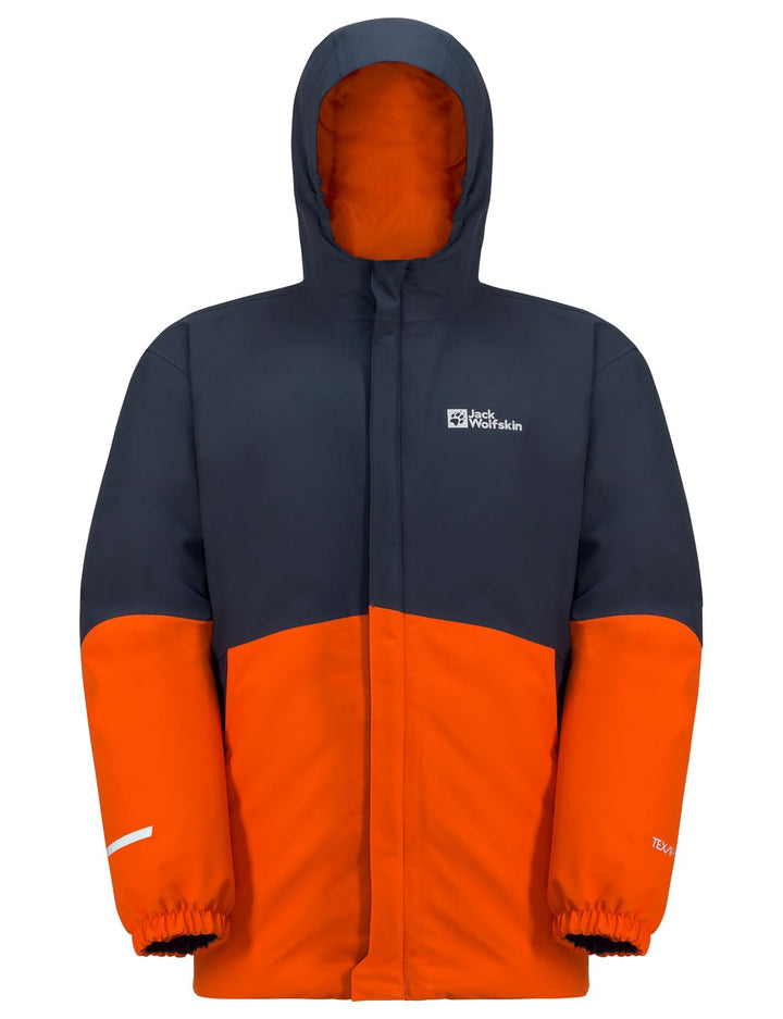 Jack Wolfskin Unisex Kinder Blocky Jacket K Jacket 104 carnelian, 104 carnelian