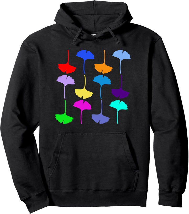 Ginkgo Blatt Vielfalt - Ich liebe die Natur - Garten Botanik Pullover Hoodie