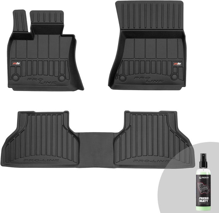 FROGUM ProLine 3D Gummimatten Exklusiven Auto Fussmatten Autofussmatten für BMW X5 E70 2006-2013 | D