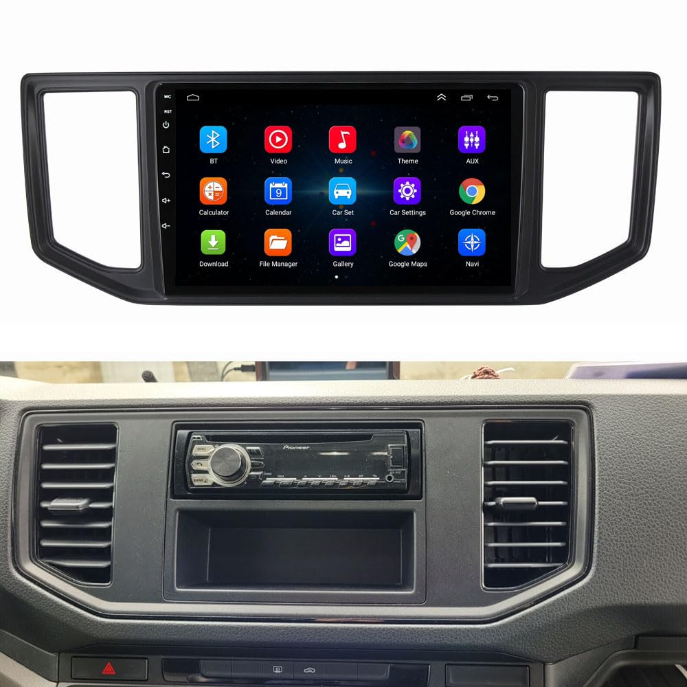 Auto Radio Autospieler GPS Navi Navigation Carplay/Android Autoradio 10 Zoll HD-Touchscreen USB Blue