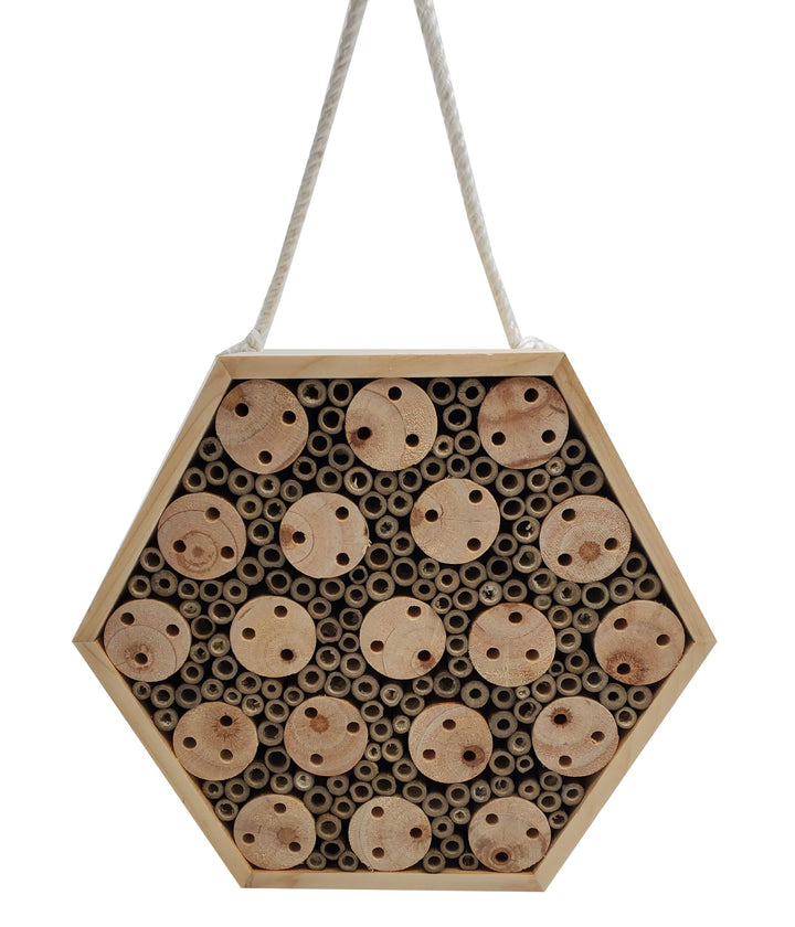 Dehner Natura Premium Insektenhotel Rosario, Insektenhaus/Nistkasten für Bienen/Schmetterlinge/Käfer