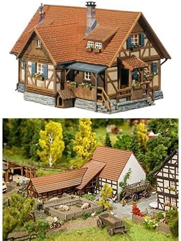 Faller Ländliches Fachwerkhaus + Landwirtschaftliches Gebäude mit Zubehör