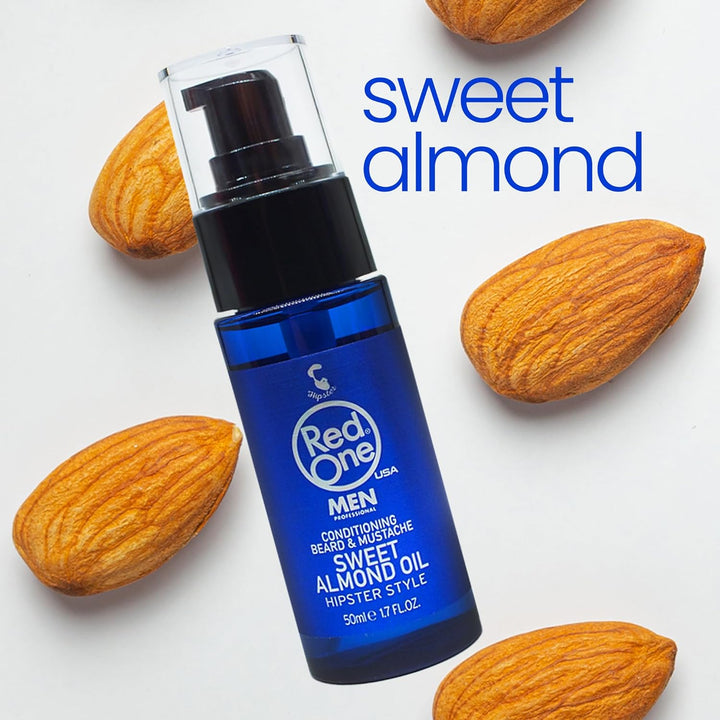 RedOne Conditioning Beard & Mustache Sweet Almond Oil 50ml RedOne Bartöl Mandelöl Bartpflege, Almond