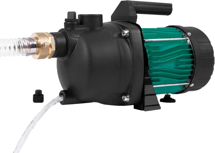 VONROC Gartenpumpe/Wasserpumpe - 800W - 3300l/h - Zur Bewässerung des Gartens/Rasens Exkl. Druckscha
