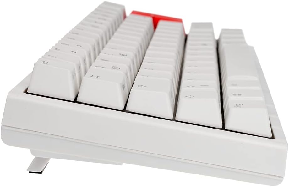 Ducky One 2 Mini Gaming Tastatur, MX-Blue, RGB-LED, weiss