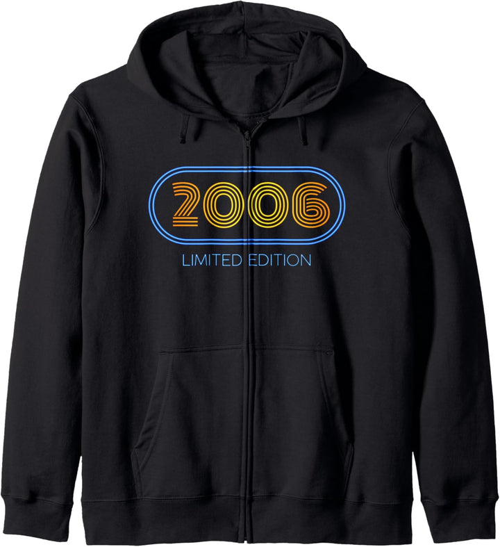18. Geburtstag Junge Mädchen 18 Jahre 2006 Lustig Geschenk Kapuzenjacke