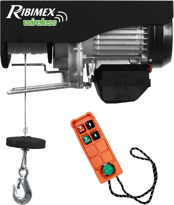 RIBIMEX PE200/400T Elektrischer Ferngesteuerter Seilzug 200/400 kg, 18