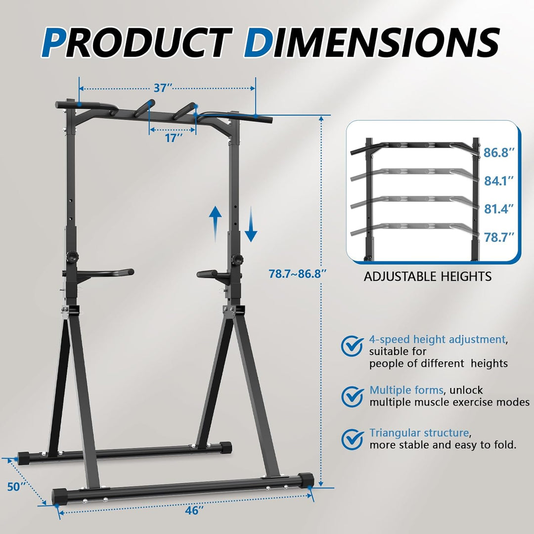 Faltbare Power Tower Dip Station