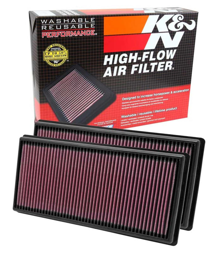 K&N 33-2446 Motorluftfilter: Hochleistung, Prämie, Abwaschbar, Ersatzfilter,Erhöhte Leistung, 2009-2