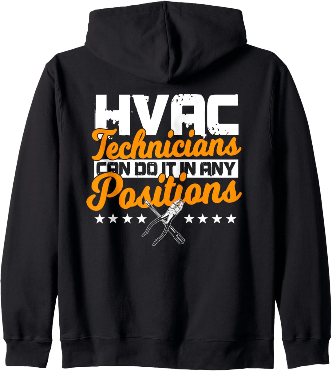 HVAC Technician Gifts Design On Back Of Clothing Kapuzenjacke